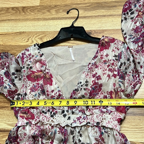 Free People Closer To The Heart Tiered Floral Dress Size XS - Picture 9 of 16